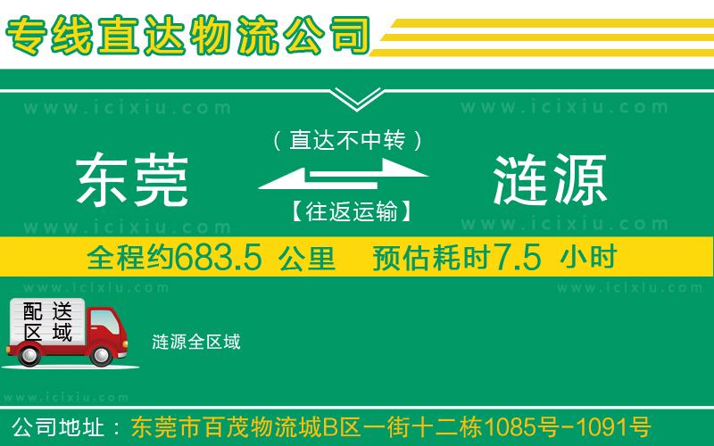 東莞到漣源物流專線